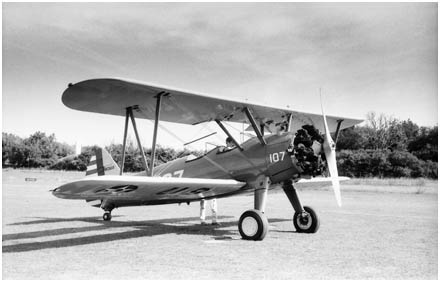 Boeing Stearman at Popham, Hampshire, UK. 2025